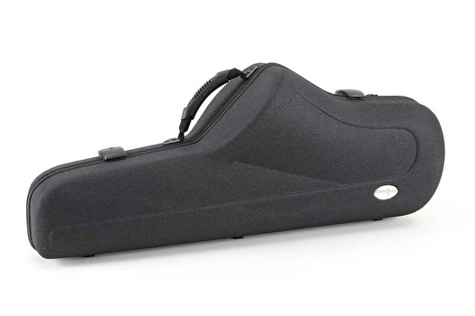 Winter Tenor Sax Case Green Line Shaped - Big Bell