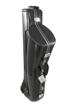 Winter Baritone Sax Case with wheels - Carbon Finish