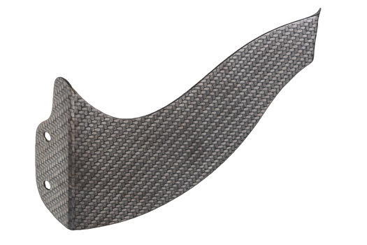Carbon Fibre Belly Guard Plate - Scalloped
