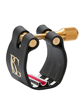 BG L12RS Revelation Alto Saxophone Ligature and cap Silver