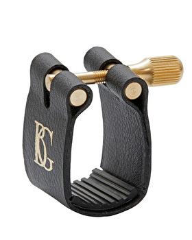BG L13 Tenor Sax Ligature and Cap - Leather Style