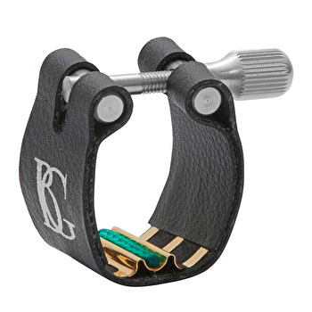 BG L82SR Super Revelation Alto Clarinet Ligature and Cap - Leather Style