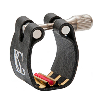 BG L8R Revelation Eb Clarinet Ligature and Cap - Leather Style