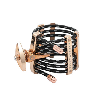 Silverstein Hexa Clarinet Ligature Medium / Alto Saxophone Small - Rose Gold