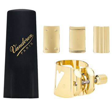 Vandoren Optimum Alto Sax Ligature with Plastic Cap - LC07P