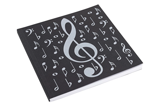 Black Notes & Silver Clef Journal