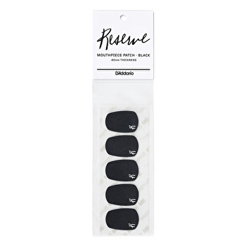 Rico Reserve Mouthpiece Patches - Black Pack of 5