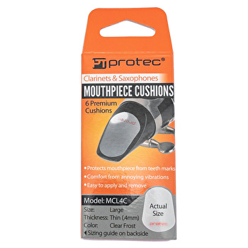 Protec MCL4C Mouthpiece Patches Pack of 6 - Large and Thin