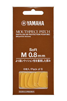 Yamaha Mouthpiece Patches - Medium 0.8mm Soft - Pack of 6