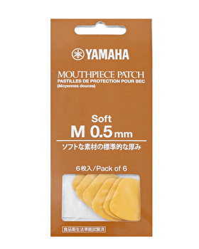 Yamaha Mouthpiece Patch - Medium 0.5 mm Soft Type - Pack of 6
