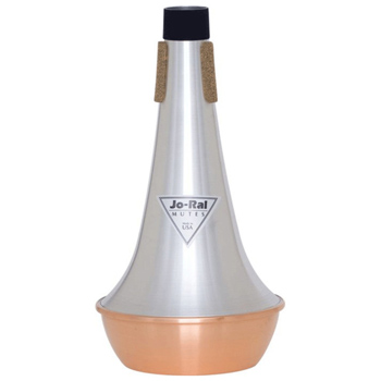 Jo-Ral Bass Trombone Mute TRB-4B - Straight - Brass Bottom