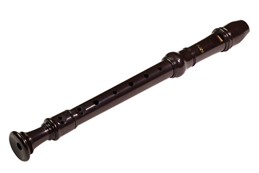 Aulos 303N/303A-E Descant Recorder - 3 Piece Brown