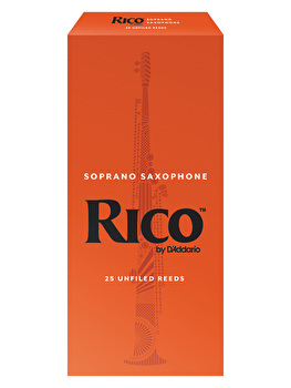 Rico Soprano Sax Reed Novapak x 25 Reeds - Strength 2