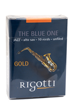 Rigotti Gold JAZZ Alto Saxophone Reeds - Box of 10