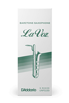La Voz Baritone Saxophone Reed - Box of 5
