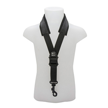 BG Deluxe Sax Sling for Small Child S12SH - Black, Neckpad