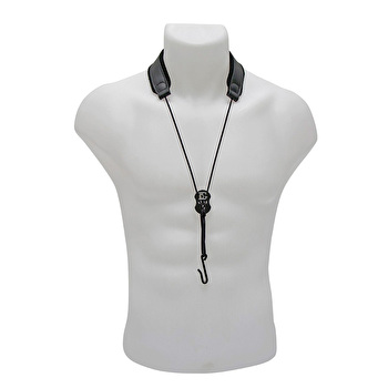 BG Sax Sling S20M - Leather with Neckpad and Metal Hook