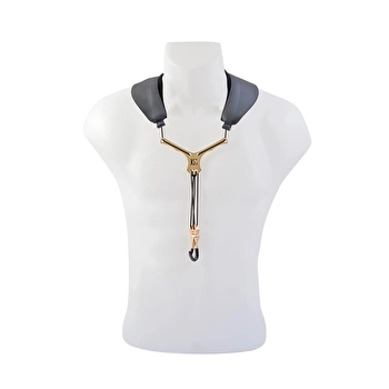 BG Zen S73YMSH Sax Yoke Sling / Strap - Metal Coated Snap Hook - XL Size