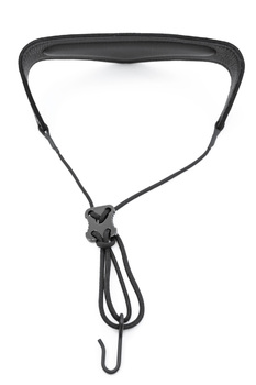 MySmoothMoose Sax Sling - Black Elk Leather - Open Hook