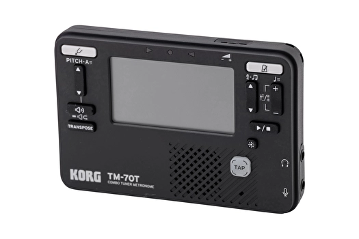 Korg TM70C-BK Chromatic Tuner Metronome Combo