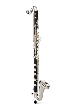 Backun Q Series - Grenadilla with Silver Plated Keys & Gold Posts - Bass Clarinet