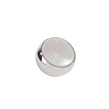 Finger Button Silver plated