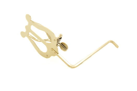 Saxophone Lyre - Medium with 2 Levers - Lacquer