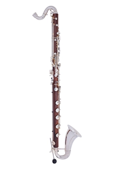 Backun Q Series - Low C Cocobolo with Silver keys and Gold posts - Bass Clarinet - Ex Demo