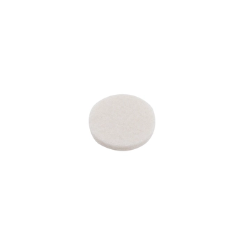 Felt Disc - White - 14mm x 2.5mm