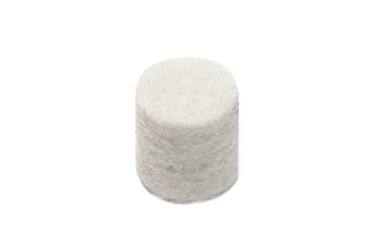 Felt Bumper OD 9.5mm Length 11mm White