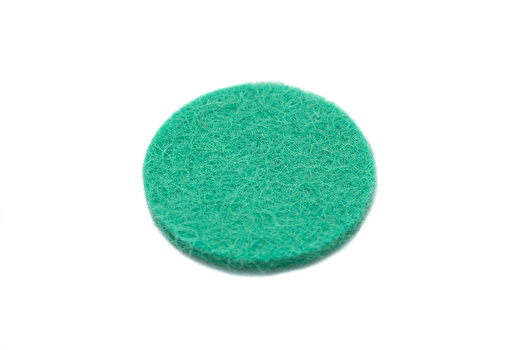 Felt Disc - 17.5mm OD x 2mm thick - Green