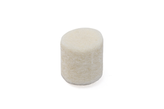 Felt Bumpers White - 9.5mm OD x 9.5mm Thick