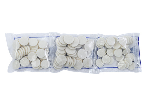 Assortment of 100 White Saxophone Felts
