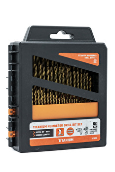 Drill Bit Set D101 - 60 Piece Set (#1-#60)