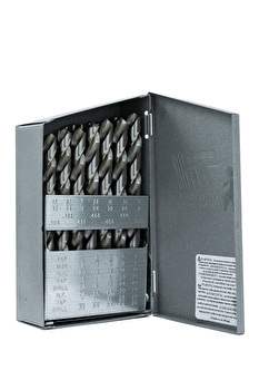 Drill Bit Set D102 - 1/16 inch to 1/2 inch by 64ths