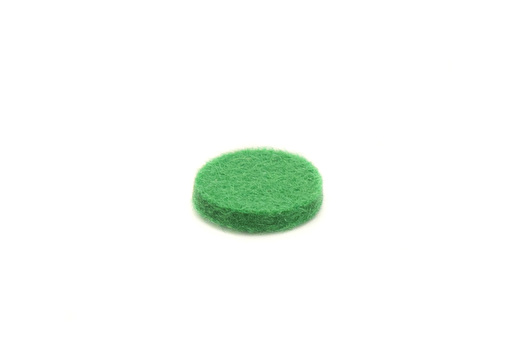 Felt Disc - Green - 12mmx2mm
