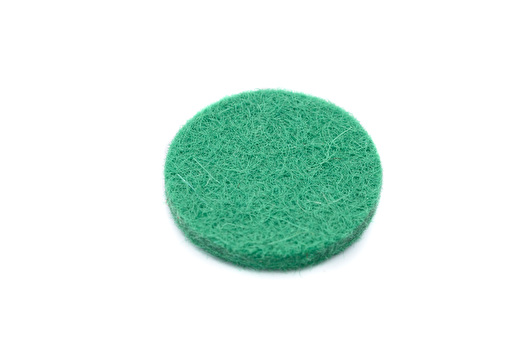 Felt Disc - Green - 16mmx2mm