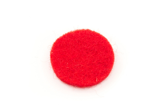 Windcraft Felt Disc - Red 15mm x 2mm