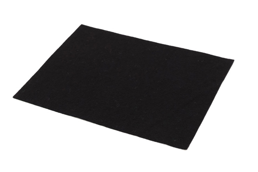 Sheet Felt Black - 1.0mm thick - Approx 220mm x 160mm