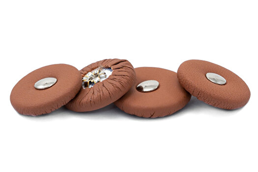 Tan Saxophone Pads with Rivet