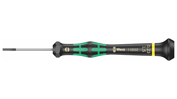 Wera Kraftform Micro Screwdriver - Flat Head - 0.23 x 1.5 x 40mm