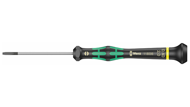 Wera Kraftform Micro Screwdriver - Flat Head - 0.4 x 2 x 60mm