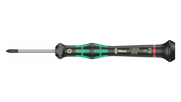 Wera Kraftform Micro Screwdriver - Phillips Head - PH0 x 60mm