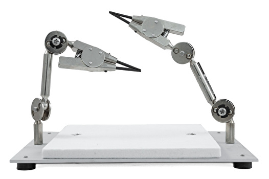 Third Hand Soldering Jig - Double Arm