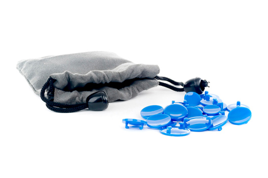 Nuvo Flute Colour Caps in Blue