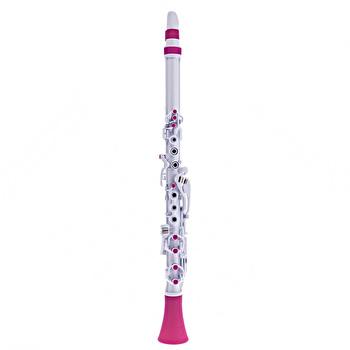 Nuvo Clarineo 2.0 in White with Pink Trim