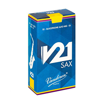 Vandoren V21 Alto Saxophone Reeds Box of 10