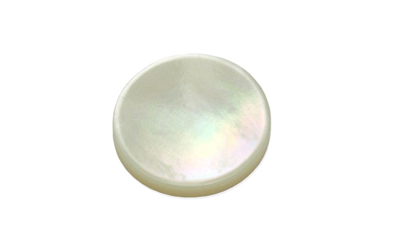 Key Pearl - 15.4mm plastic - concave