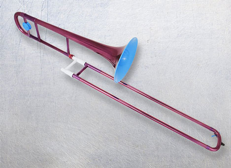 Re-lacquered Trombone in West Ham Utd Colours